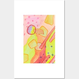 Abstract shapes Posters and Art